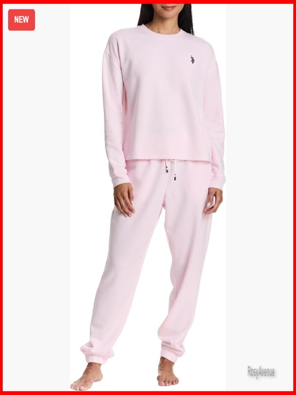 Women's 2-Piece Lounge Set Sweatshirt and Jogger Pajama